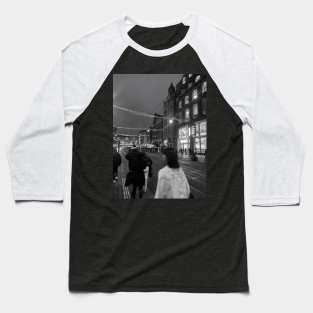 Monochrome Photo Baseball T-Shirt